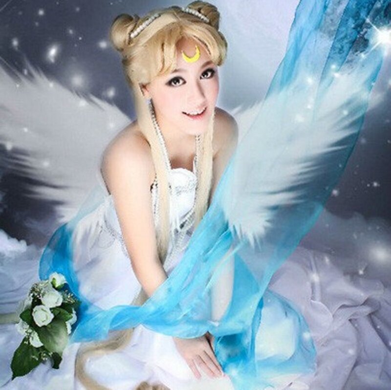 Person in Angel Costume