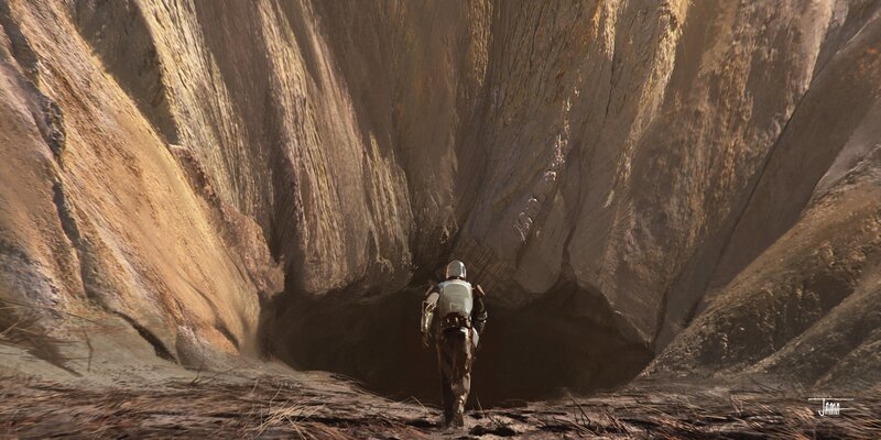 Person in Armor Walking