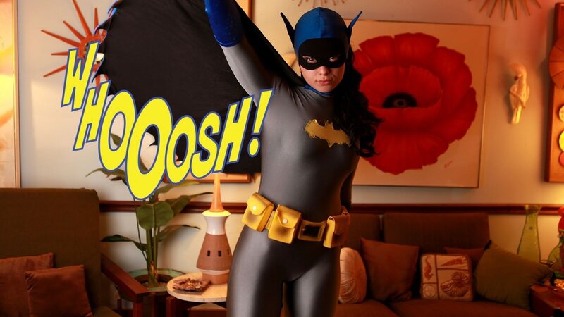 person in batgirl costume