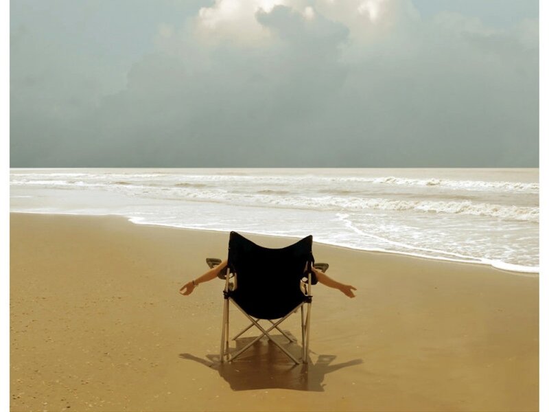 Person in Beach Chair
