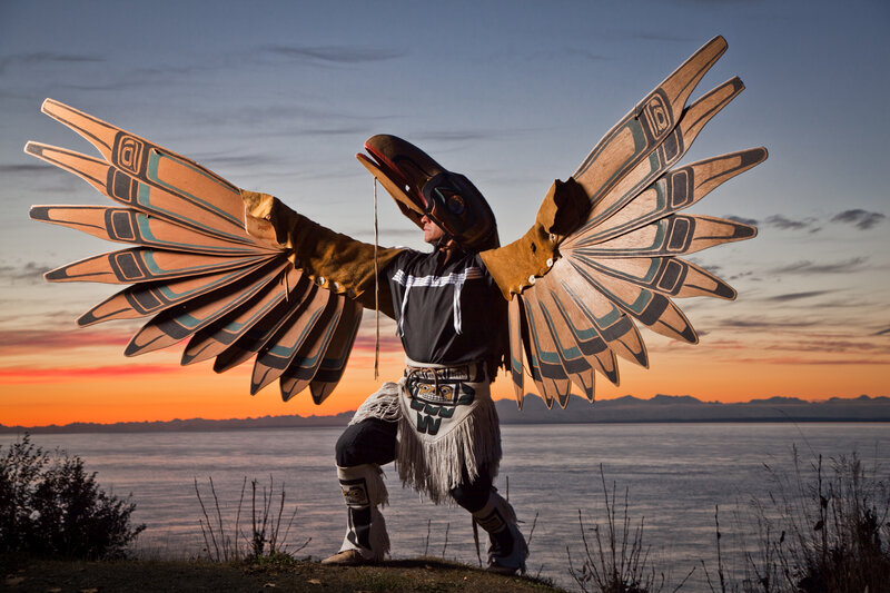 Person in Bird Costume — Orange