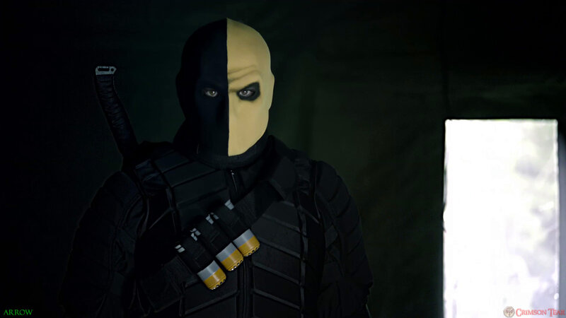 Person in Black and Yellow Mask