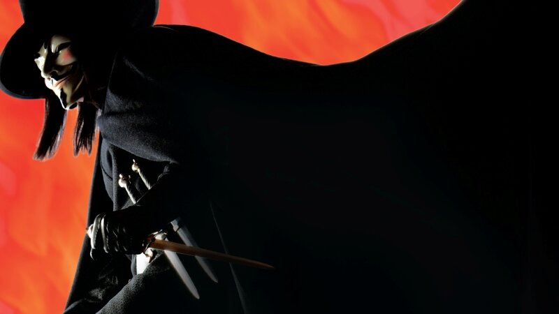 Person in Black Cloak — Dramatic, Photograph, Mask