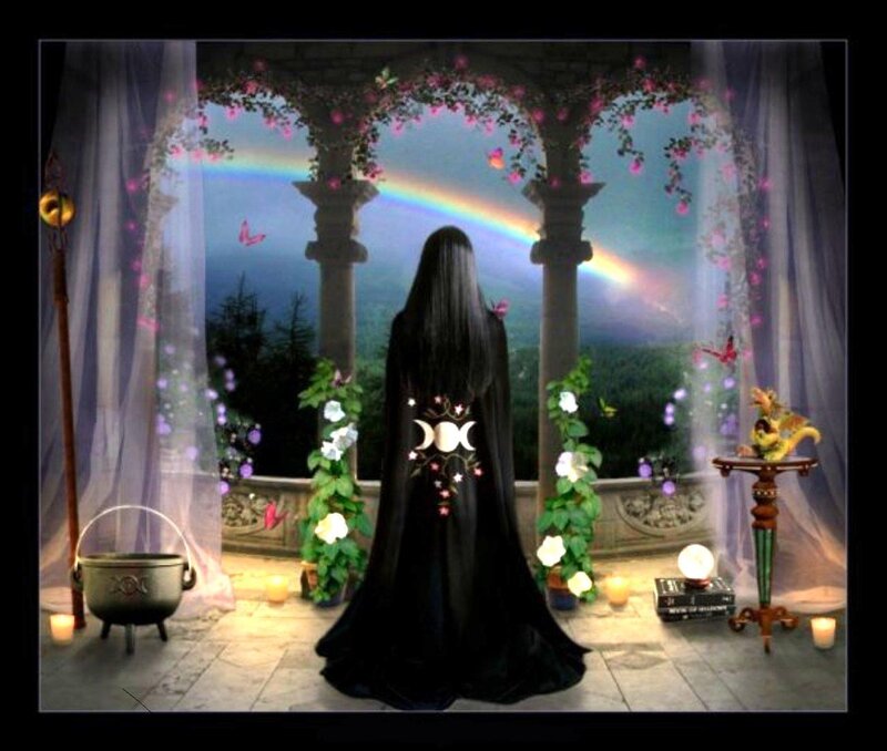 Person in Black Cloak — Serene