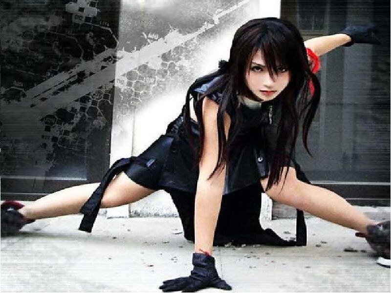Person in Black Costume — Dramatic, Photograph, Cosplay