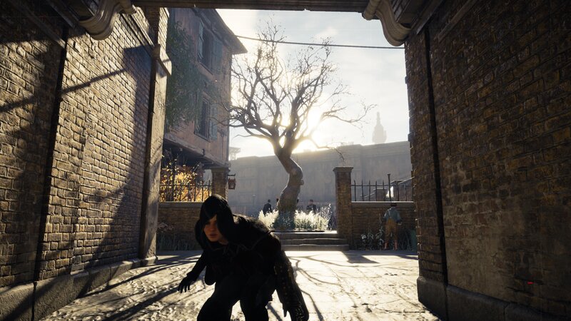 Person in Black Hood — Brown