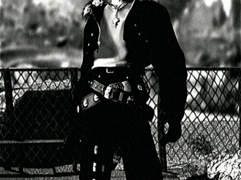 person in black jacket