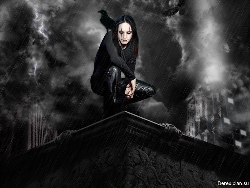 Person in Black Makeup