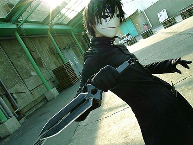 Person in Black Mask — Dramatic, Afternoon