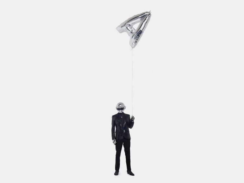 Person in Black Suit — White