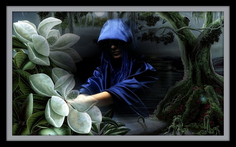 Person in Blue Robe
