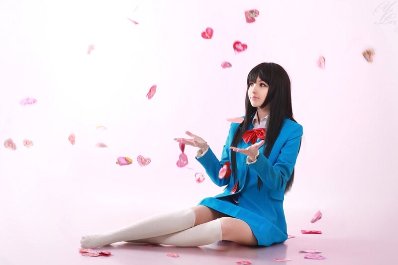 Person in Blue School Uniform