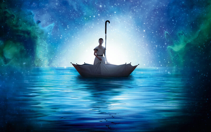 Person in Boat — Blue