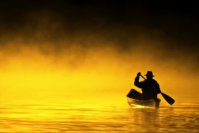 Person in Canoe
