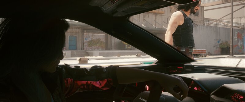 Person in Car Interior