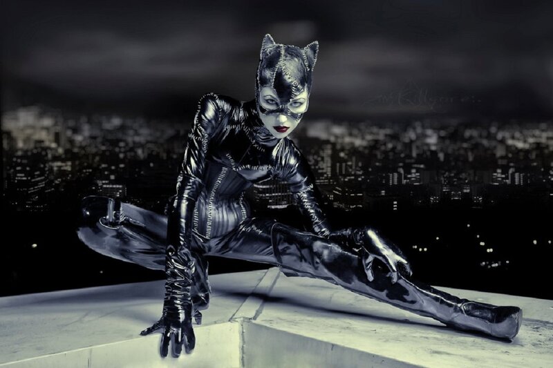 Person in Cat Costume — Black