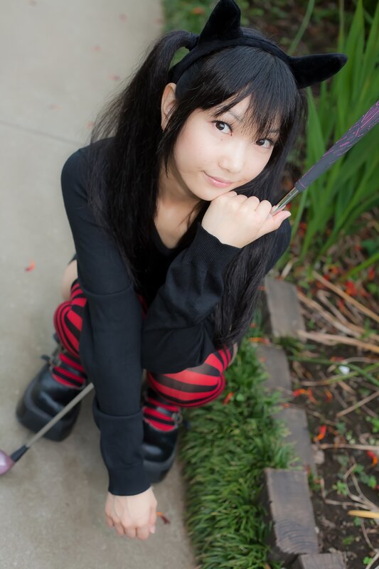 Person in Cat Ears — Black