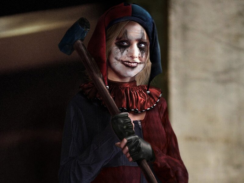 Person in Clown Costume