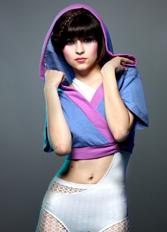 person in colorful costume