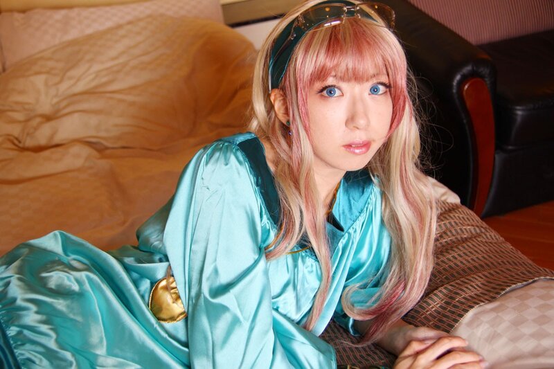 Person in Cosplay — Blue, Calm, Photograph, Sunglasses