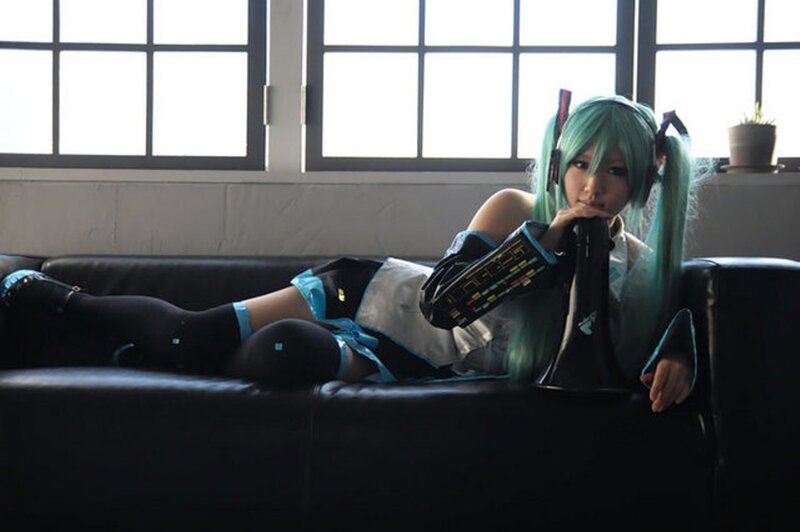 Person in Cosplay Costume — Black