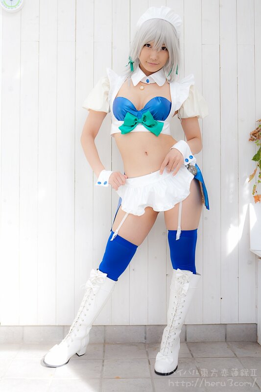 Person in Cosplay Outfit — White, Neutral, Afternoon, Photograph