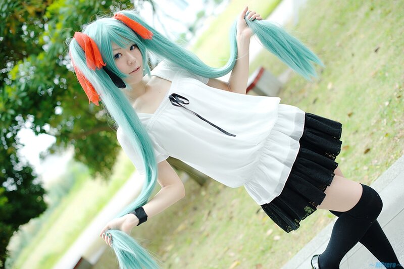 Person in Cosplay Outfit — White