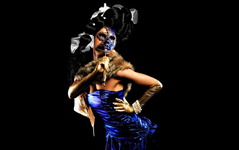 Person in Costume — Blue
