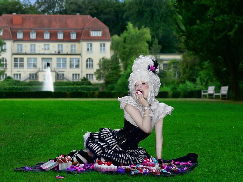Person in Costume on Grass — Green, Playful