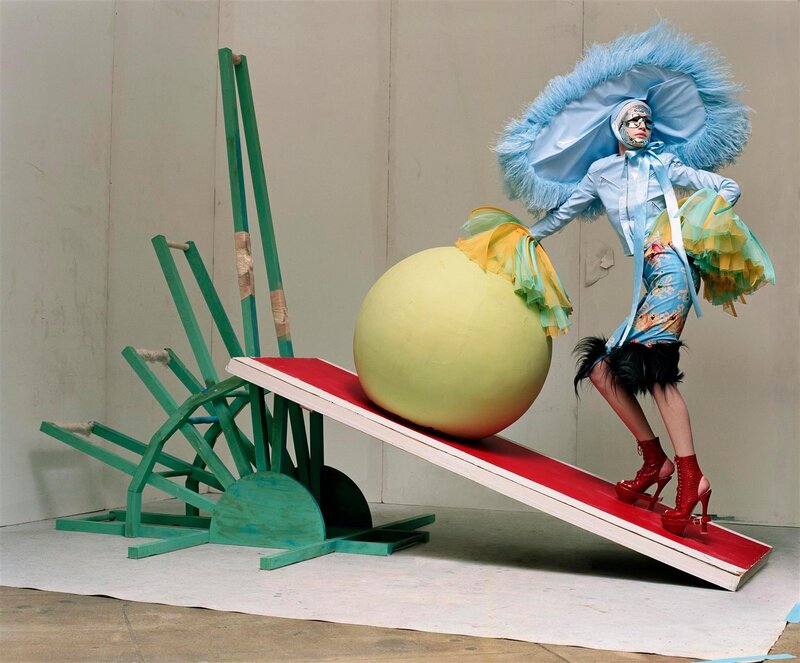person in costume on ramp