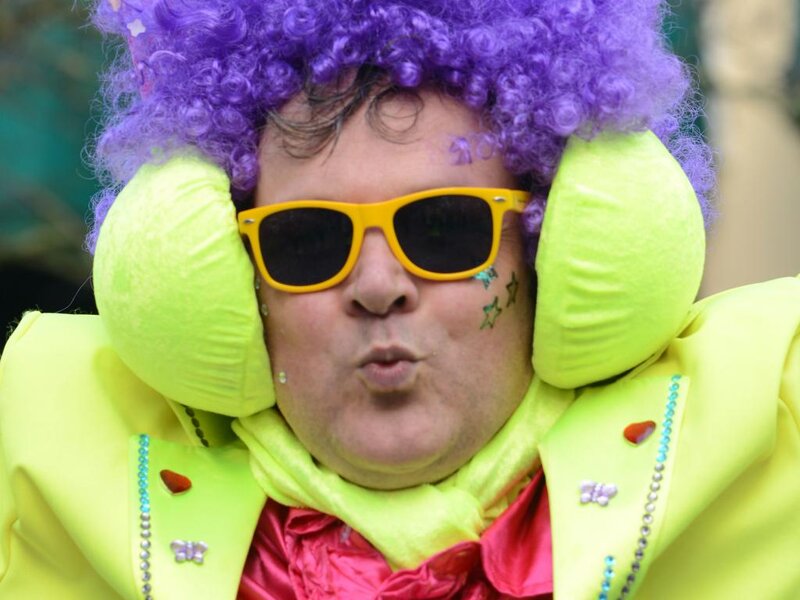 Person in Costume — Purple