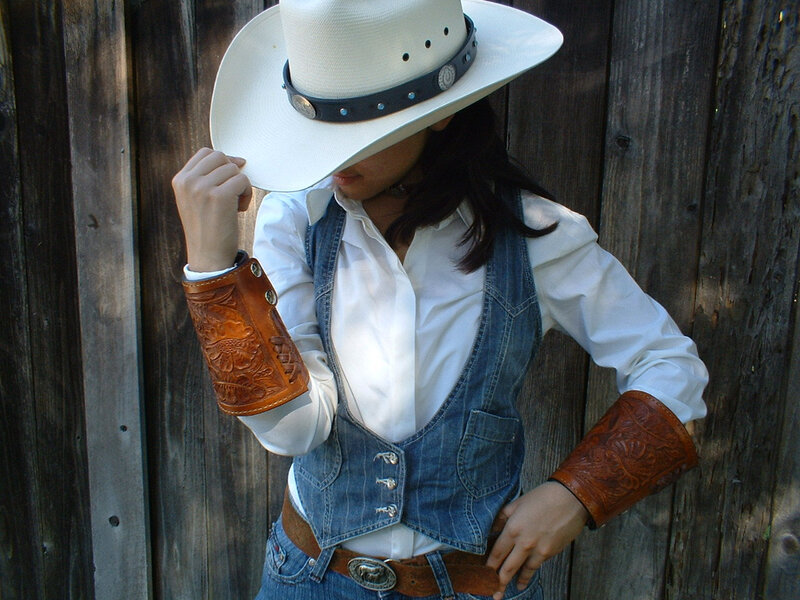 Person in Cowboy Outfit