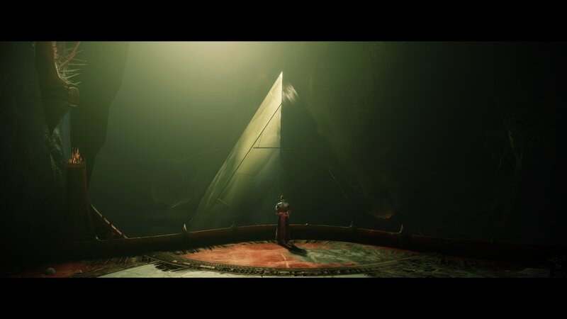 Person in Dark Chamber