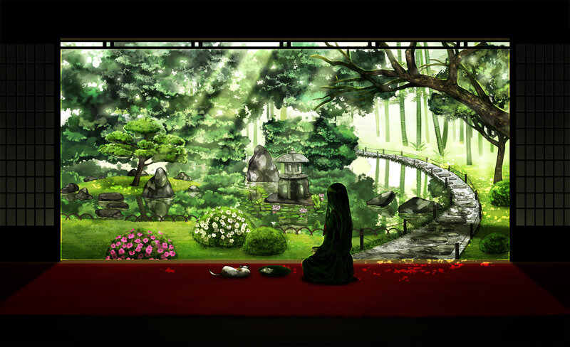 Person in Dark Robe