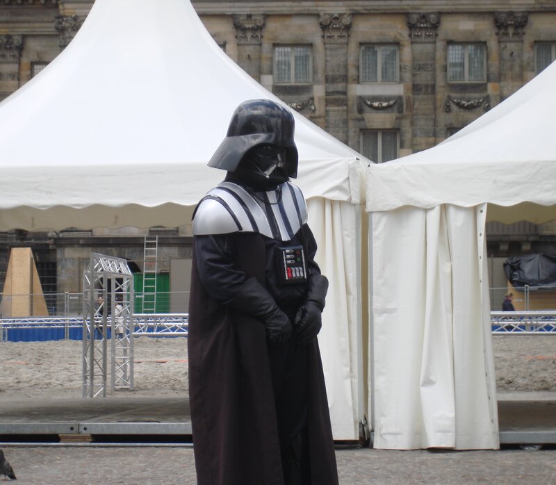 Person in Darth Vader Costume — Black, Neutral
