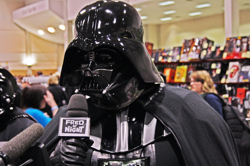 Person in Darth Vader Costume — Black