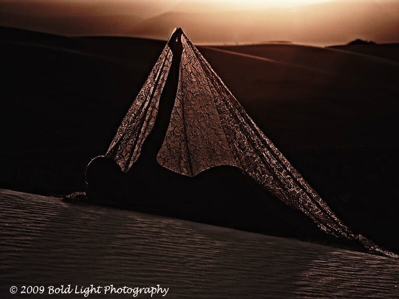 Person in Desert