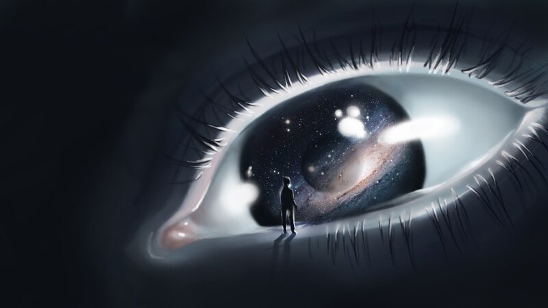 Person in Eye