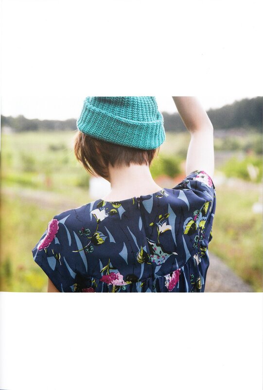 person in floral dress from behind
