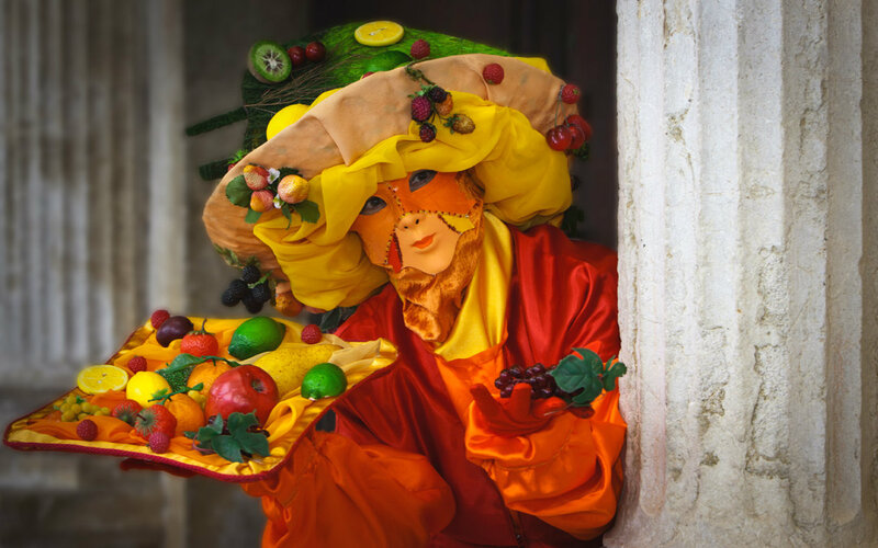 Person in Fruit Costume — Yellow