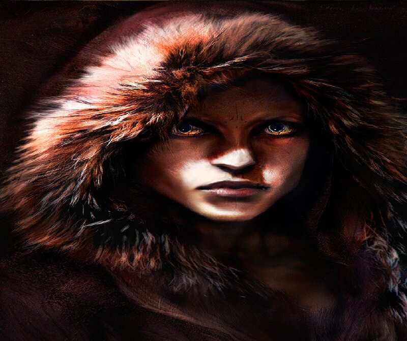 Person in Fur Hood