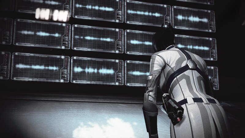 Person in Futuristic Suit — Black