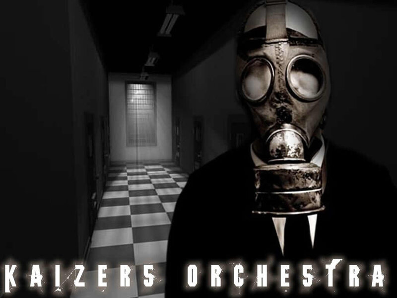 Person in Gas Mask — Black, Dark, Digital Art, Gas Mask, Checkered Floor