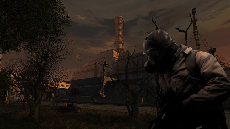 Person in Gas Mask — Brown, Apocalyptic