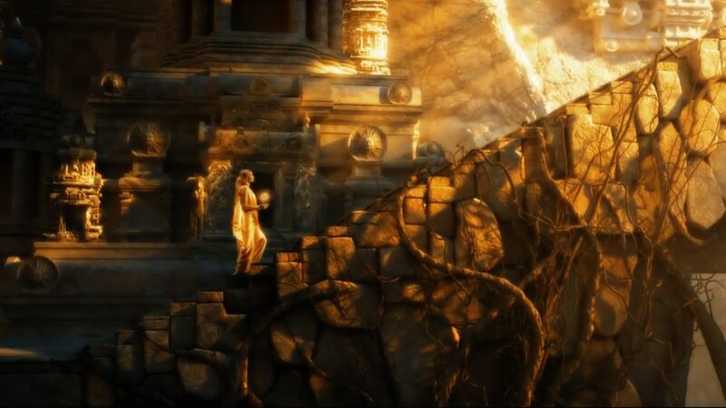 Person in Golden Robe