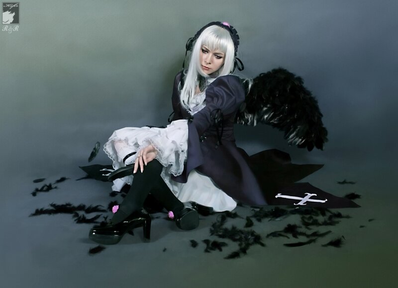 Person in Gothic Costume — Gray
