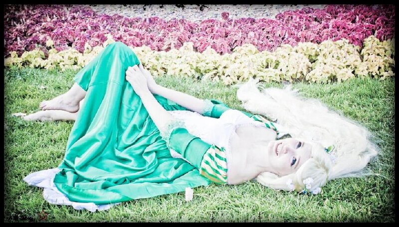Person in Green Dress