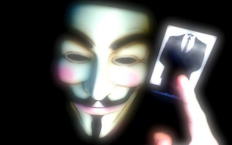person in guy fawkes mask