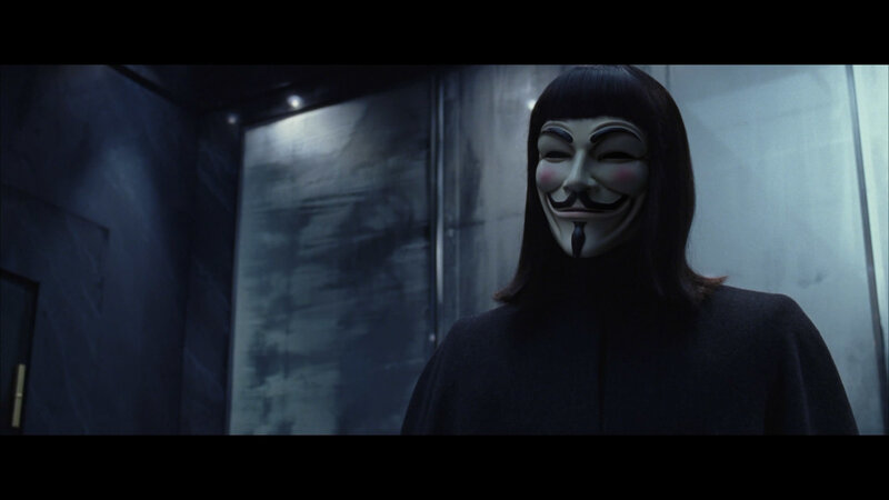 person in guy fawkes mask