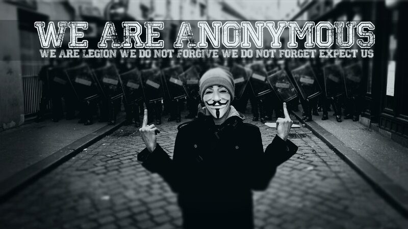 Person in Guy Fawkes Mask — Black, Dramatic, Photograph, Protesters, Riot Police